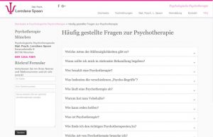 Webdesign Psychotherapie