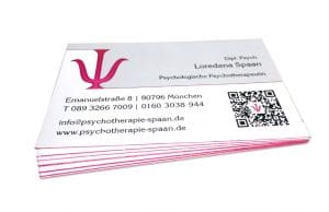 Visitenkarten Psychotherapie