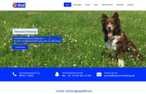 Webdesign Tierarzt Freising